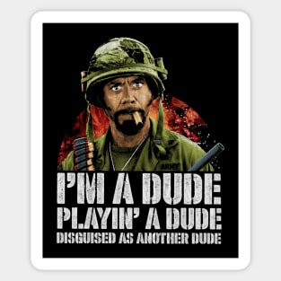 Tropic Thunder, Kirk Lazarus, Cult Classic Sticker